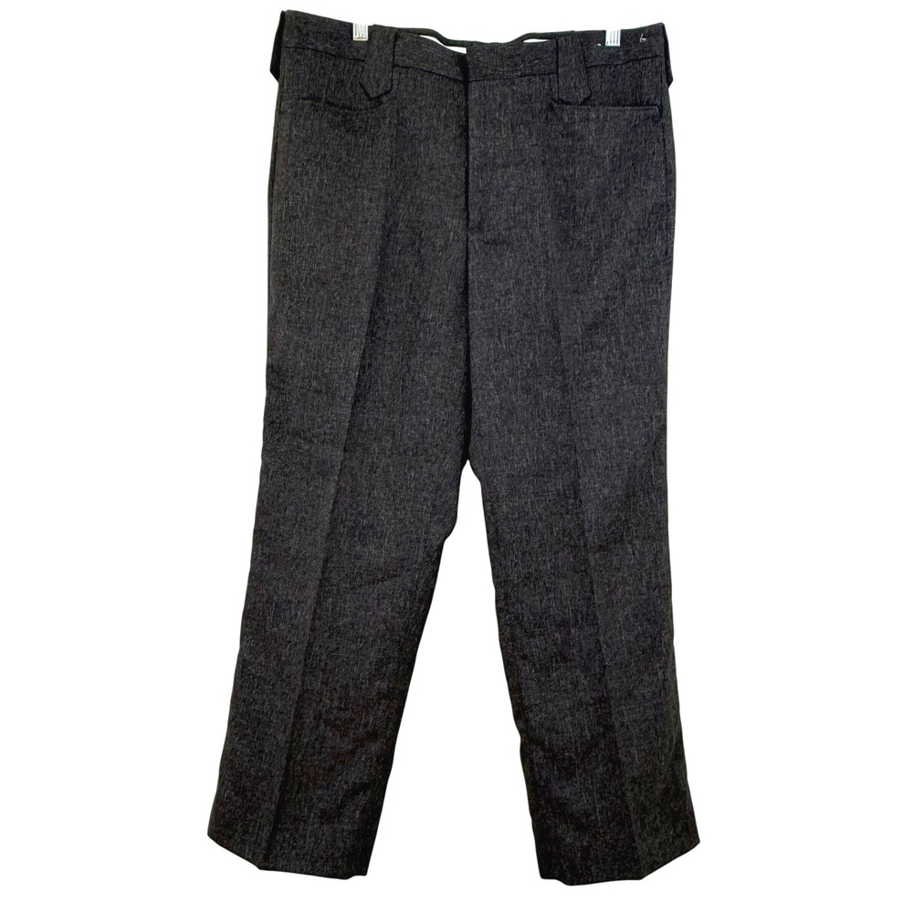 CIRCLE S Men 36 Charcoal Gray COWBOY Trousers Pants WESTERN Dress Casual Work‎